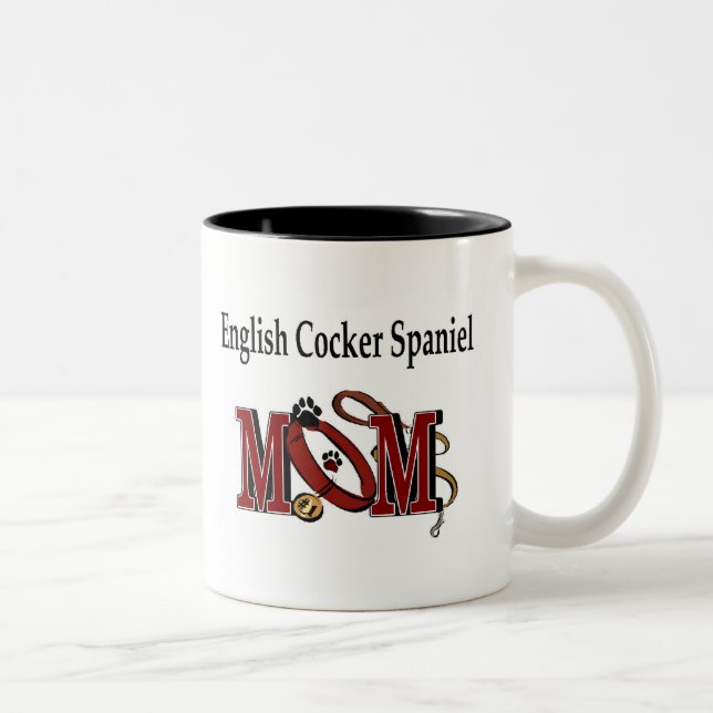 Englisch Cocker Spanisch Mama Tasse (Rechts)