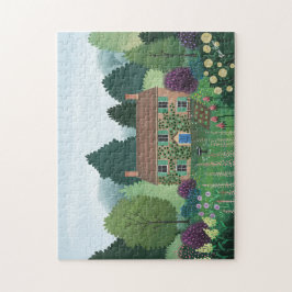 Englisch Country Hütte House Puzzle