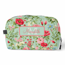 Englisch Country Wildblume Mit Monogramm