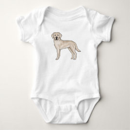 Englisch Cream Labrador Retriever Adorable Labrado Baby Strampler