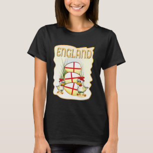 ENGLISCH FLAG CHICKEN POULTRY GROSSBRITANNIEN ENGL T-Shirt