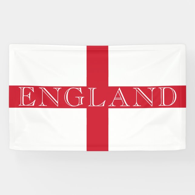 Englisch Flag England bncnt Banner (Horizontal)