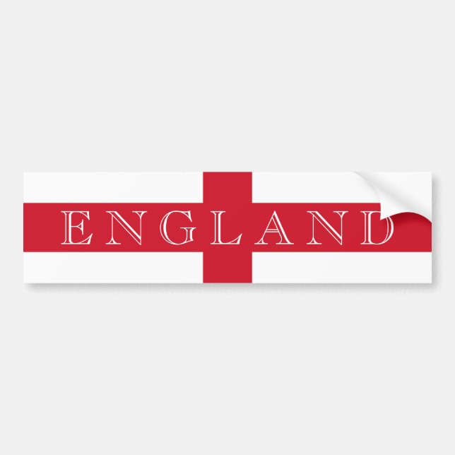 Englisch Flag England bscnt Autoaufkleber (Vorne)