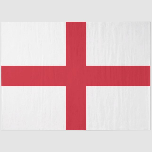 Englisch Flag (England) Tissue Paper Seidenpapier (Vorderseite)