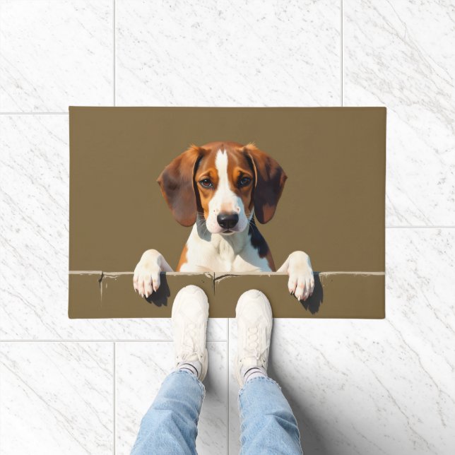 Englisch Foxhound Fußmatte Kunst (Indoor)