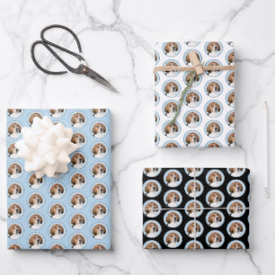Englisch Foxhound-Malerei - Süße originelle Hundek Geschenkpapier Set
