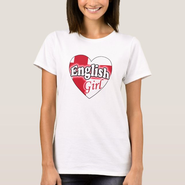 Englisch Girl T-Shirt (Vorderseite)