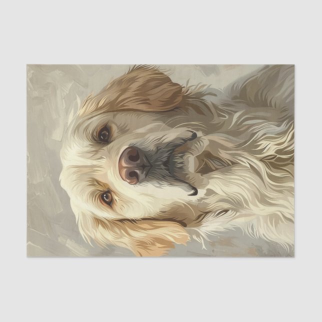 Englisch Golden Retriever5 Seidenpapier (Vorderseite)