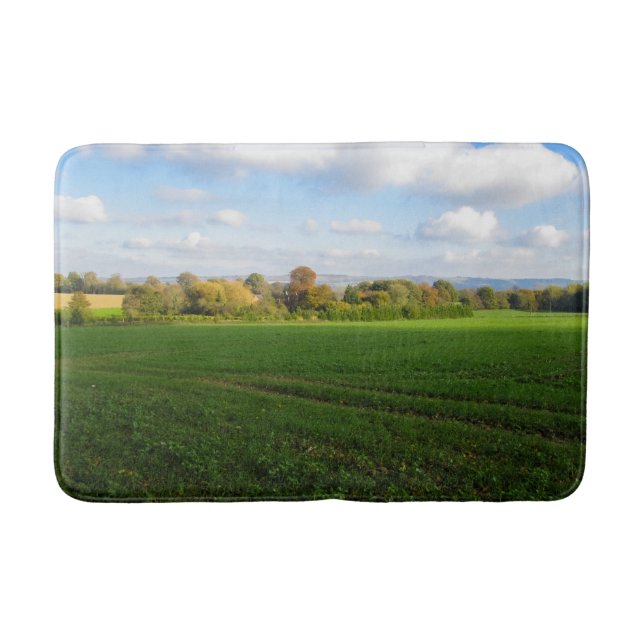 Englisch Herbst Landschaft - Personalisiert Badematte (Vorderseite)