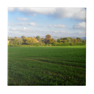 Englisch Herbst Landschaft - Personalisierte Keram Fliese
