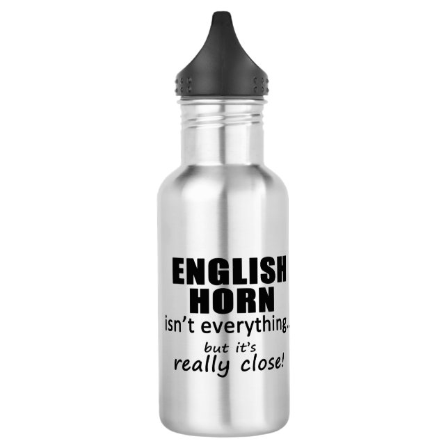 Englisch Horn ist nicht alles Edelstahlflasche (Links)