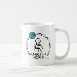Englisch Horn - World Revolves rund Tasse