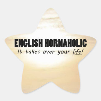 Englisch Hornaaty Life Star Sticker