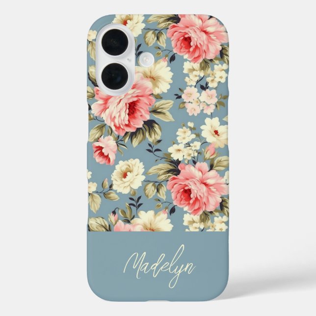 Englisch Hütte Garden Blume Personalisiert Case-Mate iPhone Hülle (Rückseite)
