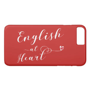 Englisch in Heart Mobile Phone Case