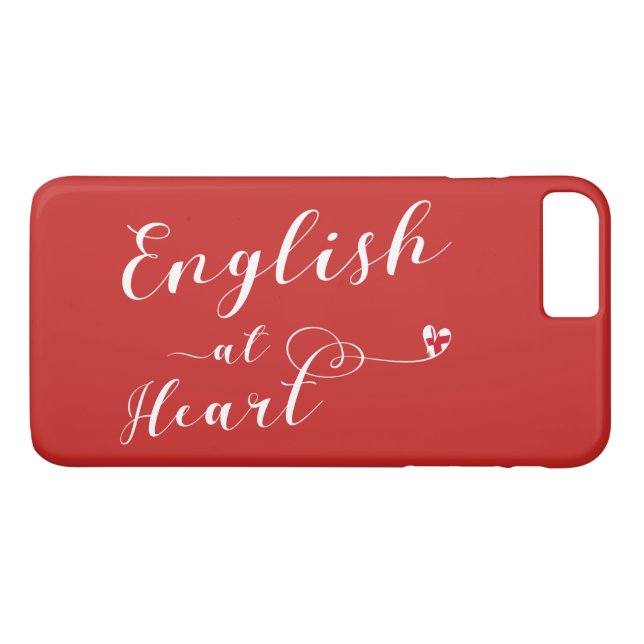 Englisch in Heart Mobile Phone Case (Rückseite (Horizontal))