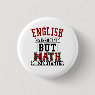 Englisch ist wichtig, aber Mathematik ist wichtige Button
