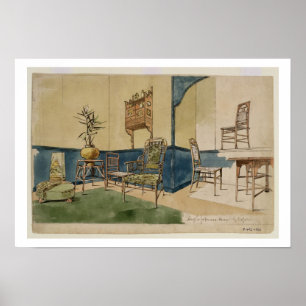 Englisch-Japanische Designs, c.1860 (Stift & schwa Poster