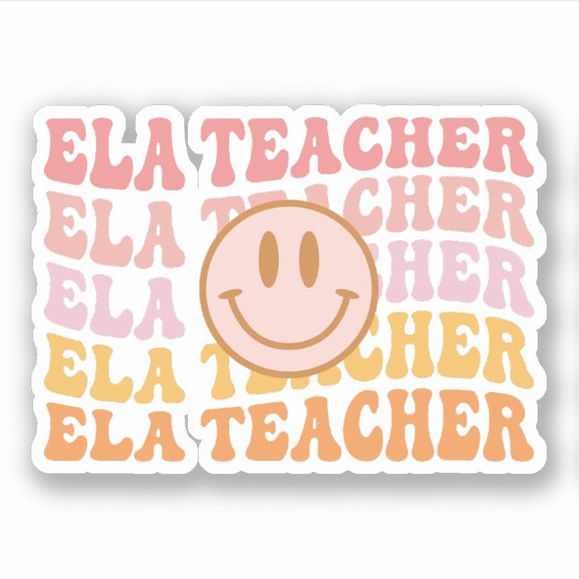 Englisch Language Arts Teacher, ELA Teacher Gift Aufkleber (Vorderseite)