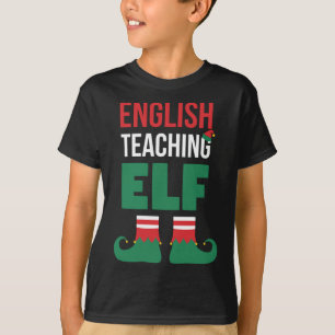Englisch lehren Elf Niedliches Weihnachtsgeschenk  T-Shirt