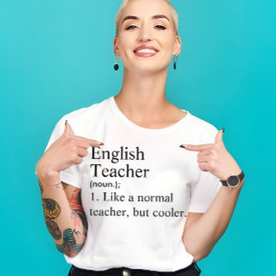 Englisch Lehrer Custom Funny Definition Geschenk T-Shirt