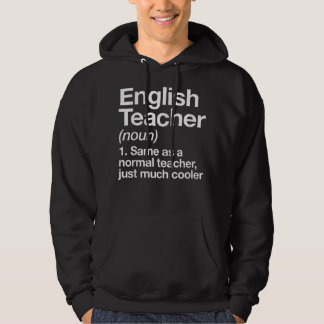 Englisch Lehrerin definiert Funny Back to School - Hoodie