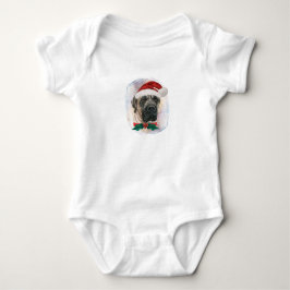 Englisch Mastiff Weihnachtsgeschenke für Hunde Lie Baby Strampler