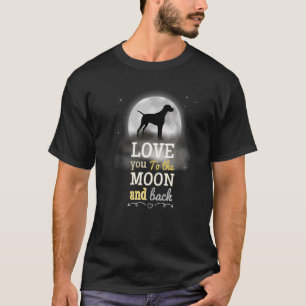 Englisch Pointer Dog Liebe zum Mond T-Shirt