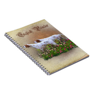 Englisch Pointer Tapestry Poster Triptych Acrylic Notizblock