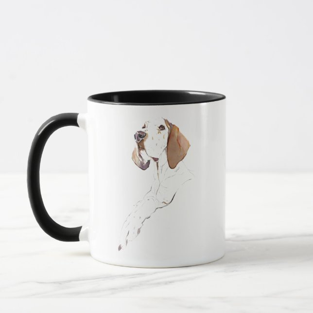 Englisch Pointer Tasse – Hundemama Kaffeetasse (Links)