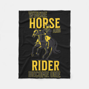 Englisch Reiten Reitsport Funny Sprichwort Pferd S Fleecedecke