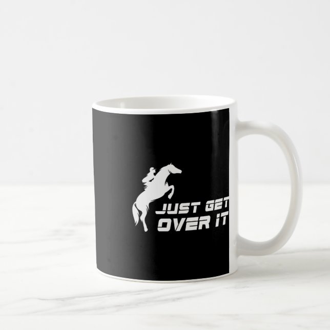 Englisch Riding Hunter Jumper Girl Reiten Kaffeetasse (Rechts)