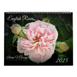 Englisch Rose 2025 Large Wall Calendar by Stan Kalender