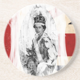 Englisch Royalty Punk/Grunge Getränkeuntersetzer