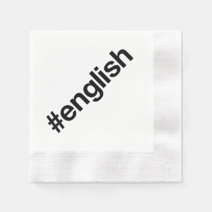 ENGLISCH SERVIETTE