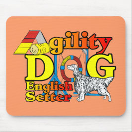 Englisch Setter Agility Geschenke Mousepad