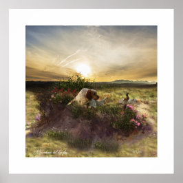 Englisch Setter, Fasanierjagd Poster