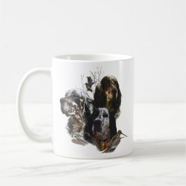 Englisch Setter, Holzhacken Kaffeetasse