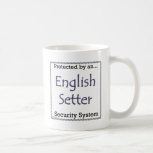 Englisch Setter Security System Tasse