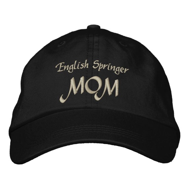 Englisch Springer Mama Geschenke Bestickte Kappe (Vorderseite)