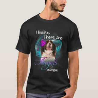 Englisch Springer Spaniel Dog an Angel unter uns T-Shirt