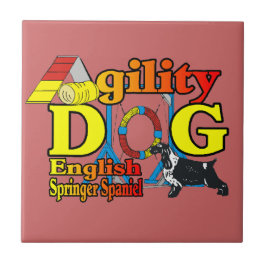 Englisch Springer Spanisch Agility Fliese