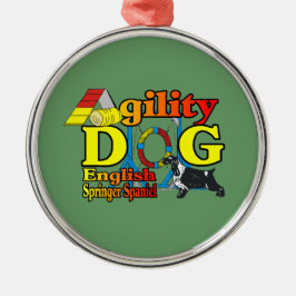 Englisch Springer Spanisch Agility Ornament Aus Metall