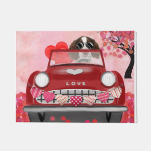 Englisch Springer Spanisch Car Hört Valentins Fußmatte