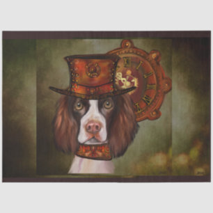 Englisch Springer Spanisch Decoupage Seidenpapier