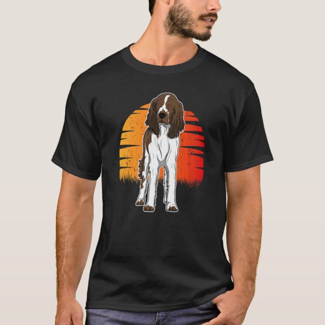 Englisch Springer Spanisch Dog Breed 169 T-Shirt (Vorderseite)