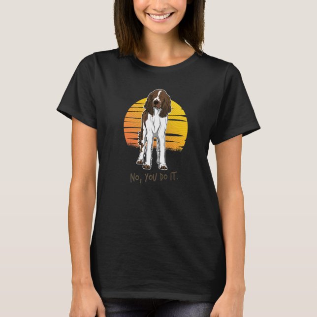 Englisch Springer Spanisch Dog Breed 61 T-Shirt (Vorderseite)