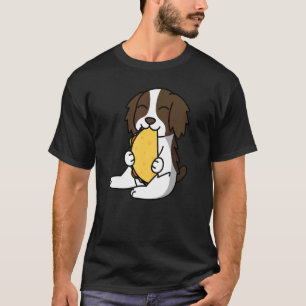 Englisch Springer Spanisch Essen ein Taco Hund T-Shirt