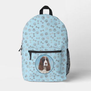 Englisch Springer Spanisch Malerei Original Dog Ar Bedruckter Rucksack