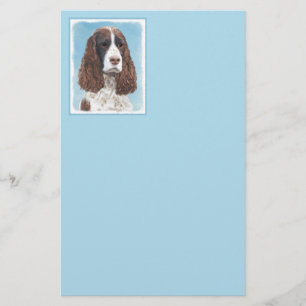 Englisch Springer Spanisch Malerei Original Dog Ar Briefpapier